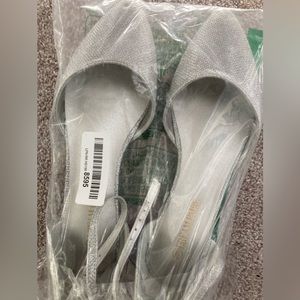 NEW silver flats